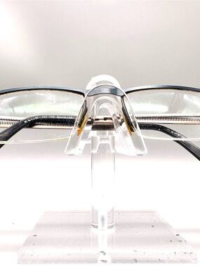 Kliik Denmark 426 109 Navy Blue Silver Rectangular Eyeglasses Frames 50-18-140
